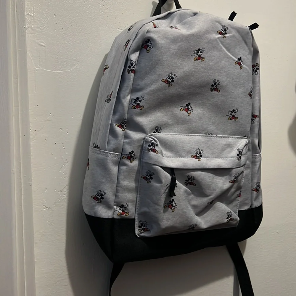 Disney Mickey Mouse Allover Print Backpack NWOT